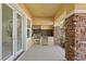 Outdoor kitchen with stainless steel appliances and stone accents at 11280 Granite Ridge Dr # 1044, Las Vegas, NV 89135