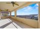 Covered balcony offering scenic mountain views at 11857 Corenzio Ave, Las Vegas, NV 89138