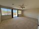 Main bedroom with sliding door to balcony and view at 1327 Coulisse St, Henderson, NV 89052