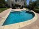 Large pool and spa with ample patio space at 1327 Coulisse St, Henderson, NV 89052