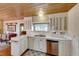 Retro kitchen with white cabinets and vintage appliances at 1620 Leonard Ln, Las Vegas, NV 89108