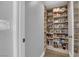 Well-organized pantry with ample shelving at 1837 Birdie Ln, Henderson, NV 89074