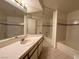 Bathroom features a bathtub and shower at 1944 Las Palmas Ln # 175, Laughlin, NV 89029