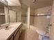 Clean bathroom with tub, toilet and large vanity at 1944 Las Palmas Ln # 175, Laughlin, NV 89029