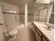 Bathroom with bathtub, toilet and vanity at 1944 Las Palmas Ln # 175, Laughlin, NV 89029