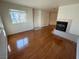 Living room with hardwood floors and fireplace at 1944 Las Palmas Ln # 175, Laughlin, NV 89029