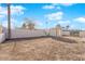 Large backyard with storage shed and block wall at 2318 Howard Dr, Las Vegas, NV 89104