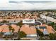 Bird's-eye view of house and neighborhood; ideal location at 3105 Siena Cir, Las Vegas, NV 89128