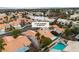 Aerial view showcasing the house's location in the community at 3105 Siena Cir, Las Vegas, NV 89128