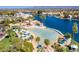 Resort-style pool with sandy beach and clubhouse at 3105 Siena Cir, Las Vegas, NV 89128