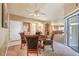 Game room with table and chairs, view into kitchen at 3540 E Burgundy Dr, Pahrump, NV 89048