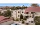 Two-story building with red tile roof, balcony, and mountain view at 3810 Desert Marina Dr # 198, Laughlin, NV 89029