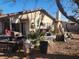 Backyard patio with grill and outdoor furniture at 3867 Jewel Ave, Las Vegas, NV 89121