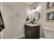 Modern bathroom with granite vanity and updated fixtures at 390 Peaceful St, Las Vegas, NV 89110