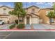 Two-story house with front yard landscaping and attached garage at 531 Dairy Creek Ave, Las Vegas, NV 89183