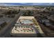 Aerial view of house and surrounding neighborhood at 5521 Money St, Pahrump, NV 89048