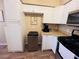 Modern kitchen with white cabinets and stainless steel appliances at 5710 E Tropicana Ave # 2122, Las Vegas, NV 89122