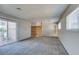 Main bedroom features wood partition, carpet, and backyard access at 607 Sierra Ln, Henderson, NV 89002