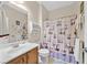 Bathroom with shower and nautical theme at 6075 Jutland Ave, Las Vegas, NV 89122