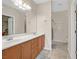 Double vanity bathroom with shower at 6075 Jutland Ave, Las Vegas, NV 89122