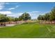 Landscaped golf course with lush green grass at 6075 Jutland Ave, Las Vegas, NV 89122