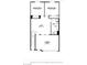 Second floor floorplan with loft, bedrooms 2 & 3, and covered deck at 6118 Garden Oasis St # Lot 4, Las Vegas, NV 89148