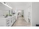 Spacious bathroom features double vanity and a view of the soaking tub at 7220 Elderly Ave, Las Vegas, NV 89131