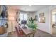 Bright home office featuring a wooden desk and pink chair at 791 Ruby Sedona Ave, North Las Vegas, NV 89081