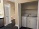 Convenient laundry closet with washer and dryer at 9712 Tiaquinn Ave # 101, Las Vegas, NV 89129