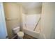 Clean bathroom featuring a shower and a bathtub combination at 1025 Chestnut Bay Ave, North Las Vegas, NV 89031