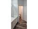 Bathroom with double sinks and toilet at 10337 Adams Chase St, Las Vegas, NV 89183
