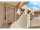 Inviting front door and entrance with a warm welcome to a luxurious home at 11870 Tevare Ln # 2086, Las Vegas, NV 89138