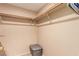 Large walk-in closet with double hanging rods at 1575 W Warm Springs Rd # 1113, Henderson, NV 89014