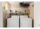 Convenient laundry room with washer and dryer at 1575 W Warm Springs Rd # 1113, Henderson, NV 89014