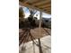 Small backyard with gravel and covered patio area at 346 Pinnacle Ct, Henderson, NV 89014