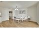 Open dining area with modern decor, ample lighting, and seamless flow at 3473 Monte Carlo Dr, Las Vegas, NV 89121