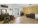 Inviting primary bedroom featuring French doors, ceiling fan, and elegant décor at 3473 Monte Carlo Dr, Las Vegas, NV 89121