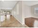 Bright hallway with tile and hardwood flooring at 4546 Cliff Breeze Dr, North Las Vegas, NV 89081