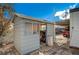 Backyard shed offers plenty of storage at 632 Avenue D, Boulder City, NV 89005