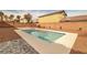 Clean rectangular pool in a backyard setting at 6442 Bright Nimbus Ave, Las Vegas, NV 89139