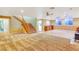 Finished basement with wet bar, recreation area and stairs at 830 Park Ln, Henderson, NV 89015