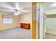 Charming bedroom with walk-in closet and ceiling fan at 830 Park Ln, Henderson, NV 89015