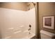 Clean bathroom with shower/tub combo and updated fixtures at 926 Hidden Bull St, Las Vegas, NV 89178