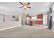 Kitchen with stainless steel appliances and a large island at 9505 Windsor Forest Ct, Las Vegas, NV 89123