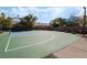 Basketball court with lush landscaping at 10397 Station Creek Cir, Las Vegas, NV 89178