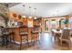 Open kitchen with granite counters and stainless steel appliances at 10397 Station Creek Cir, Las Vegas, NV 89178