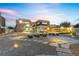 Landscaped backyard with stone pathway at 1341 Villa Barolo Ave, Henderson, NV 89052