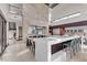 Modern kitchen with large island and high-end appliances at 1341 Villa Barolo Ave, Henderson, NV 89052