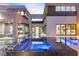 Luxury pool and spa with a modern design at 1341 Villa Barolo Ave, Henderson, NV 89052