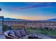 Stunning panoramic city views from private balcony at 1480 Macdonald Ranch Dr, Henderson, NV 89012